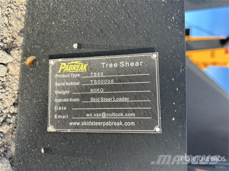 PABREAK TS80 Skid Steer Tree Shear (Unused) Hidraulične makaze