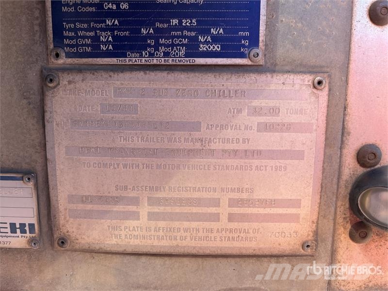Peki Refrigerated Trailer 控溫式半拖車