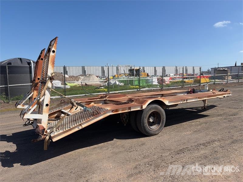  Plant Hire Services 6.1 m S/A Equipment Trailer Vehicle transport trailers
