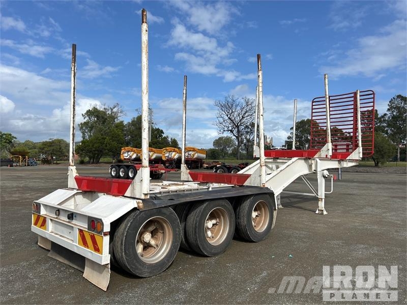  Plunkett 9.7 m Tri/A Log Trailer مقطورات أشجار