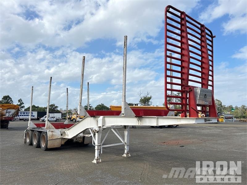  Plunkett 9.7 m Tri/A Log Trailer مقطورات أشجار