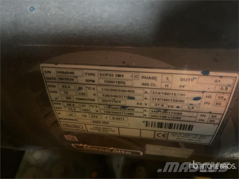 Pramac GSW65P 60 kVA Skid-Mounted Generator Set Naftové generátory