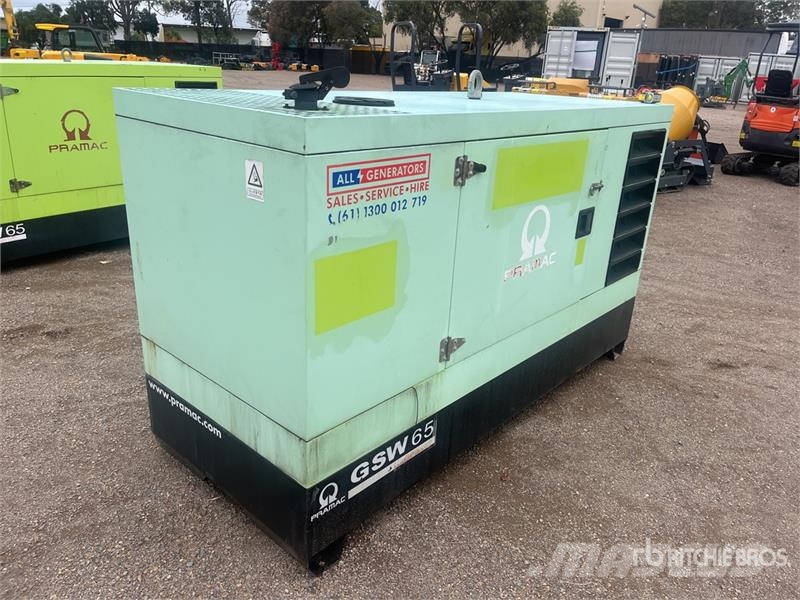 Pramac GSW65P 60 kVA Skid-Mounted Generator Set Naftové generátory