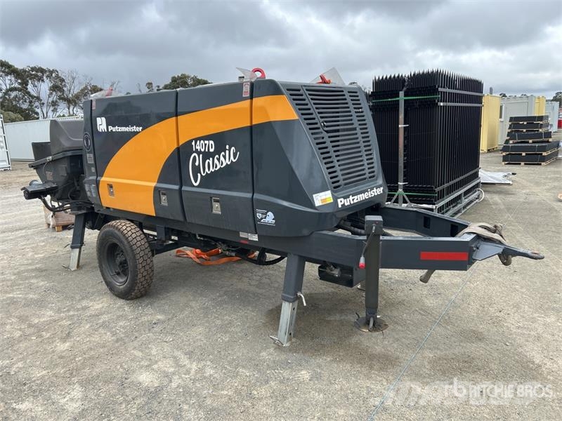 Putzmeister 1407D Concrete Pump (Unused) 콘크리트 펌프카