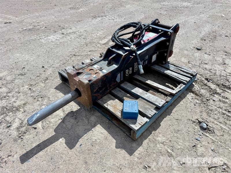 QLD Rock Breakers RB80 Q/C Hydraulic Breaker - Fit Hammers / Breakers