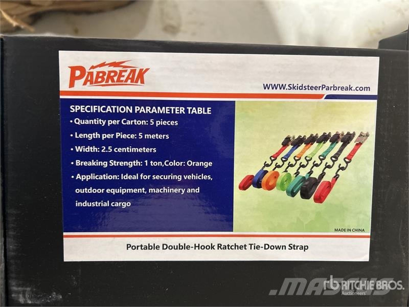 Quantity of (10) PABREAK 1T Heavy Duty Ratchet St Other components