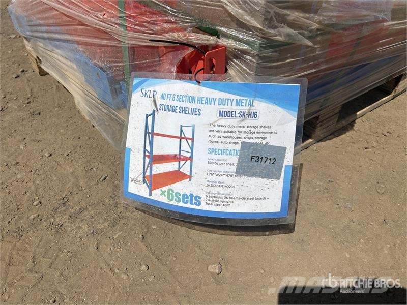  Quantity of (12)  SKLP SK-HJ6 Metal Storage Shelvi 其他组件