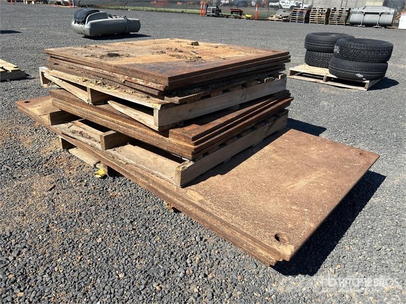 Quantity of 1200 mm x (20 mm Thick) Steel Plates Other components