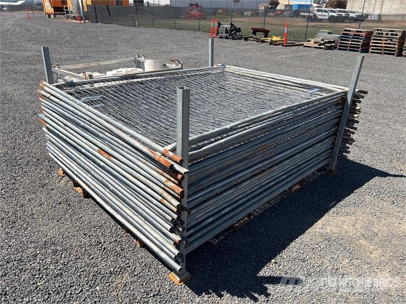 Quantity of 2.4 m x 2 m Galvanized Temporary Site  Other components