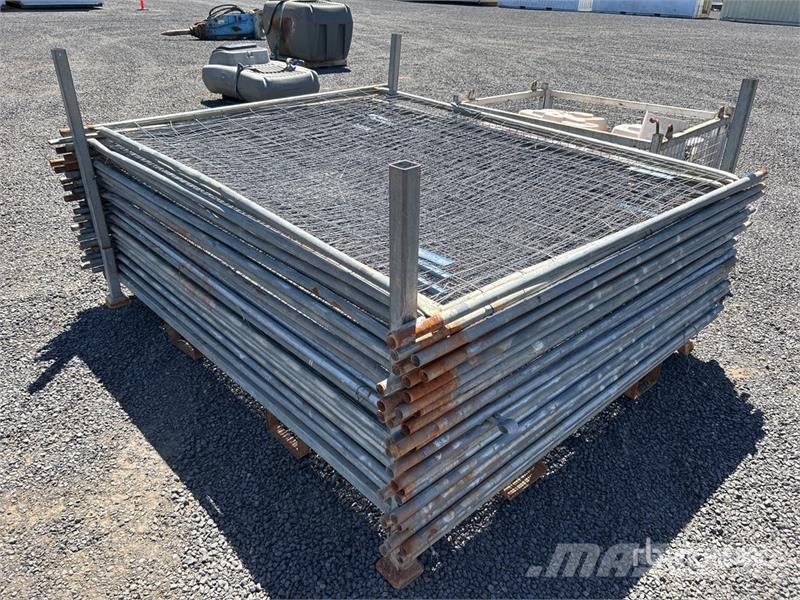 Quantity of 2.4 m x 2 m Galvanized Temporary Site  Other components