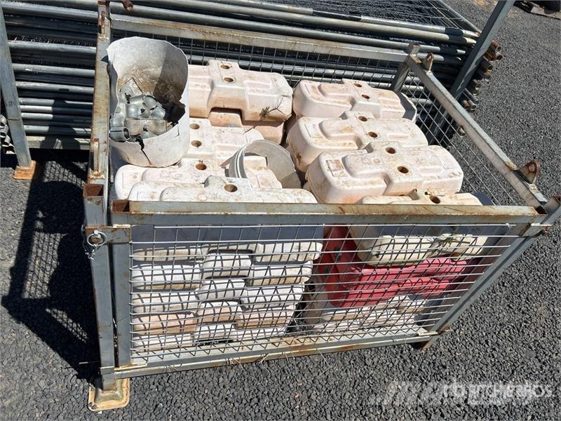  Quantity of 2.4 m x 2 m Galvanized Temporary Site  Other components