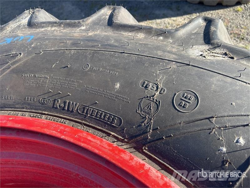 Quantity of (2) 650/65R42 Tires Tyres, wheels and rims