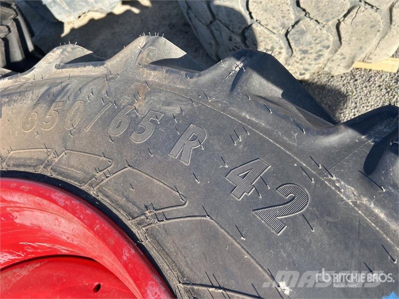 Quantity of (2) 650/65R42 Tires Tyres, wheels and rims