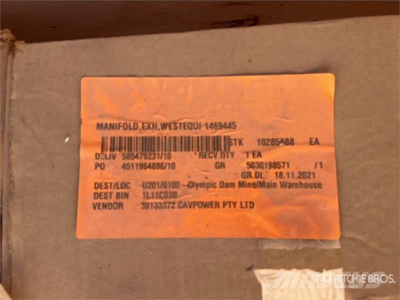 Quantity of (2) Crates of Assorted Parts (Unused) Other components