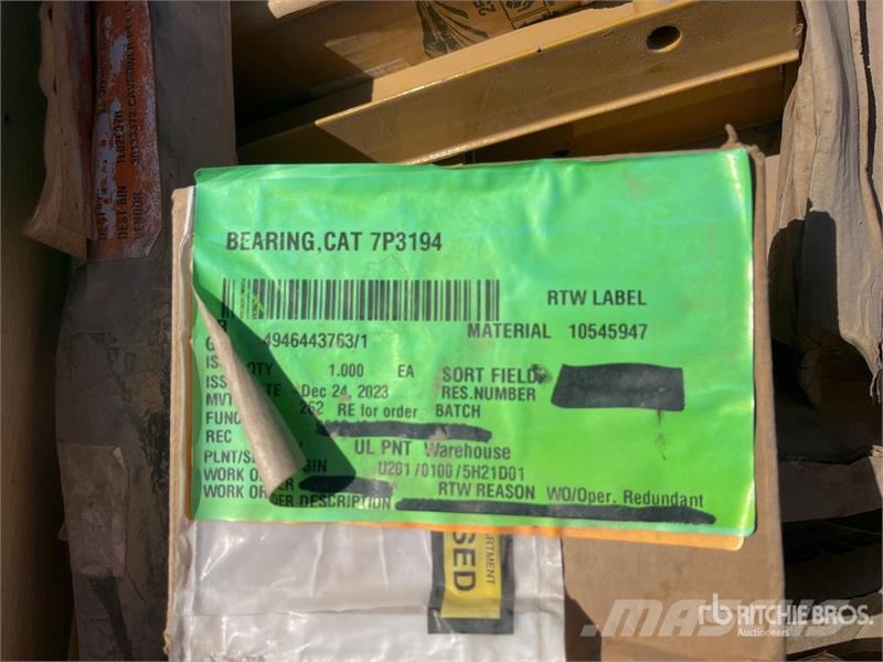 Quantity of (2) Crates of Assorted Parts (Unused) Other components