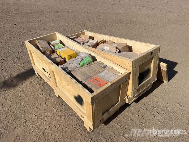 Quantity of (2) Crates of Assorted Parts (Unused) Other components