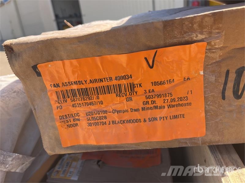  Quantity of (2) Crates of Assorted Parts (Unused)  Other components