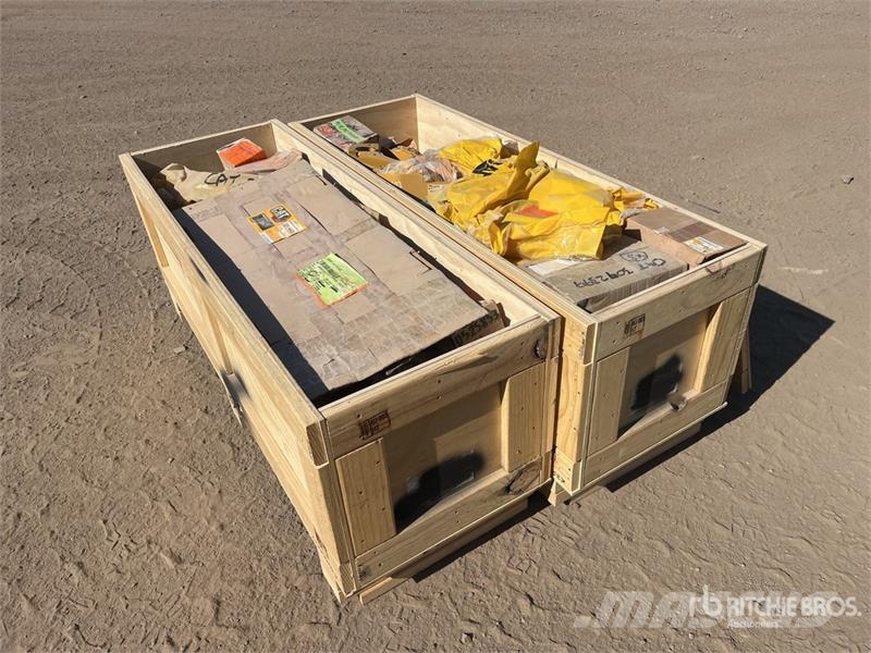 Quantity of (2) Crates of Assorted Parts (Unused) Other components