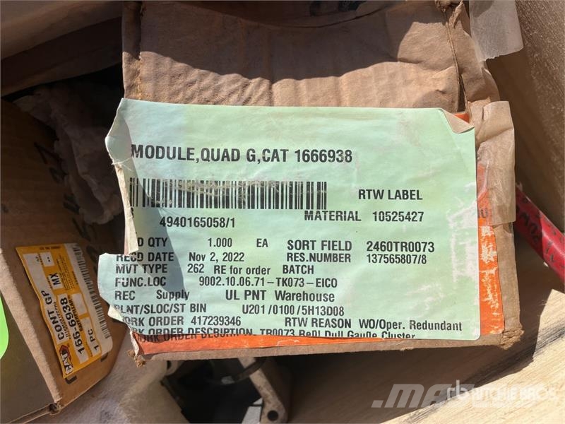 Quantity of (2) Crates of Assorted Parts (Unused) Other components