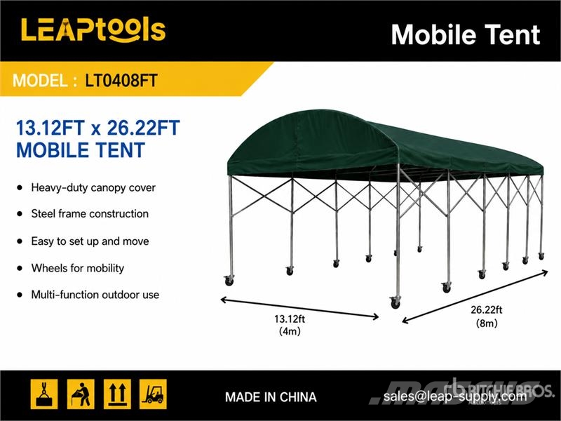  Quantity of (2)  LEAPtools LT0408FT 8 m x 4 m Mobi Citas piekabes