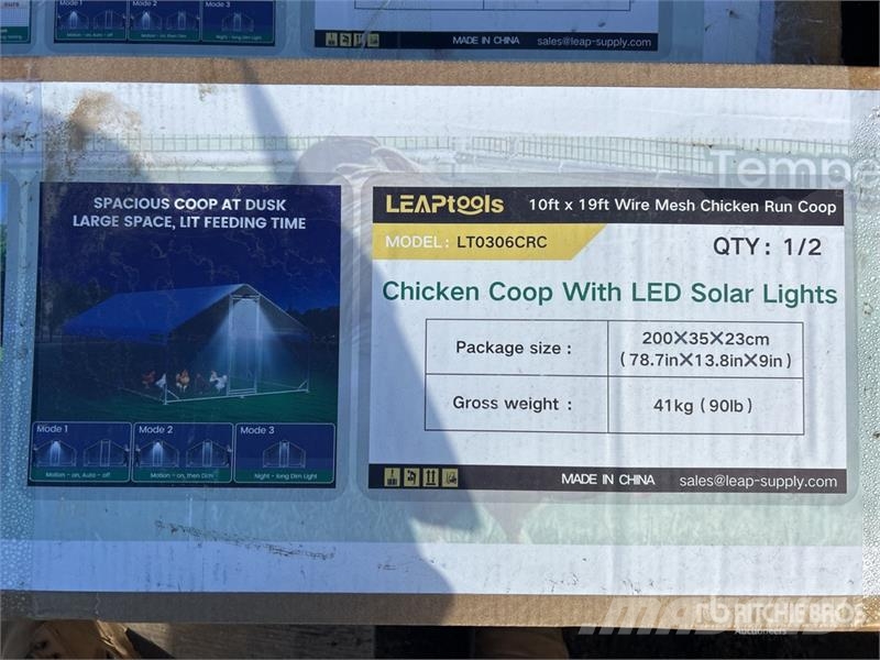Quantity of (2) LEAPtools LT0306CRC 19 ft x 10 ft Ostale mašine i oprema za stoku