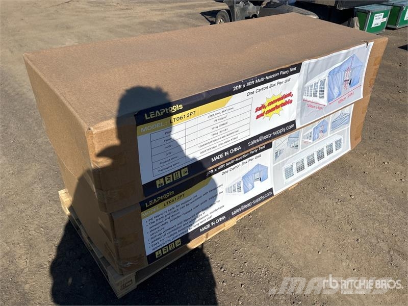  Quantity of (2)  LEAPtools LT0612PT 40 ft x 20 ft  Citas piekabes
