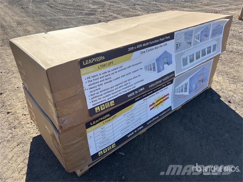  Quantity of (2)  LEAPtools LT0612PT 40 ft x 20 ft  Citas piekabes