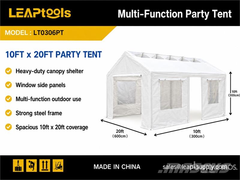  Quantity of (2)  LEAPtools LT0306PT 20 ft x 10 ft  Citas piekabes
