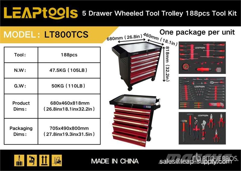 Quantity of (2) LEAPtools LT800TCS Tool Box (Unus Строителство - Други