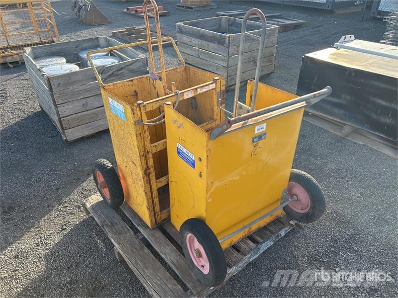  Quantity of (2) Oxy / Acet Bottle Trolleys Other