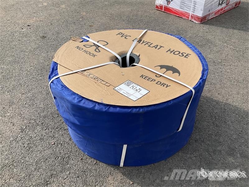 Quantity of (2) Powertek 4"-300FT PVC Layflat Hos Ďalšie komponenty