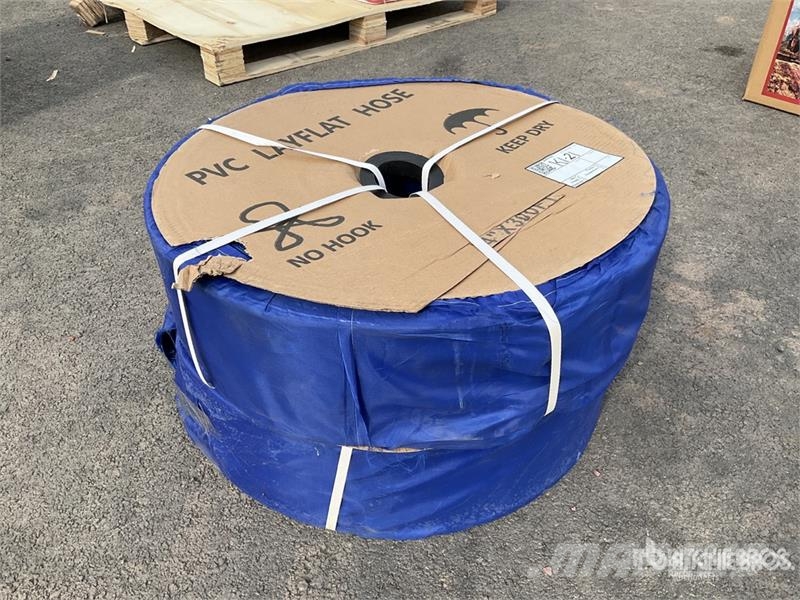 Quantity of (2) Powertek 4"-300FT PVC Layflat Hos Ďalšie komponenty