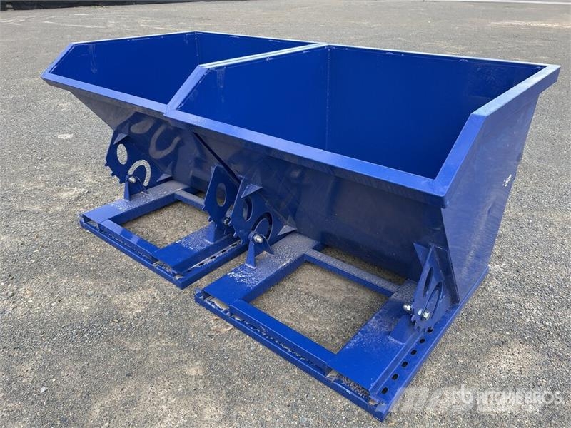 Quantity of (2) Suihe N-1CY -2 Self-Dumping Hoppe Fülltrichter und Füllschächte