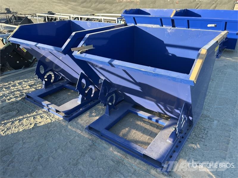Quantity of (2) Suihe N-1CY-4 1 cyd Self-Dumping Säiliöt ja siilot
