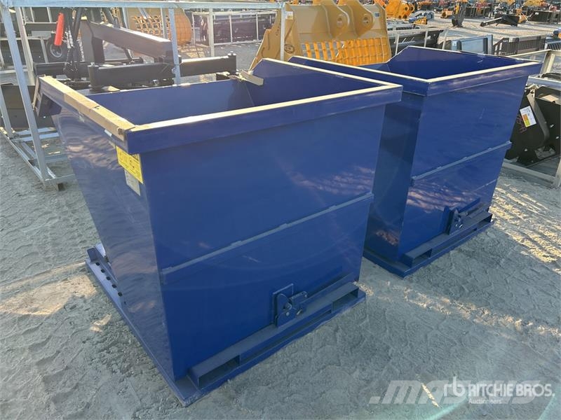 Quantity of (2) Suihe N-1CY-4 1 cyd Self-Dumping Säiliöt ja siilot