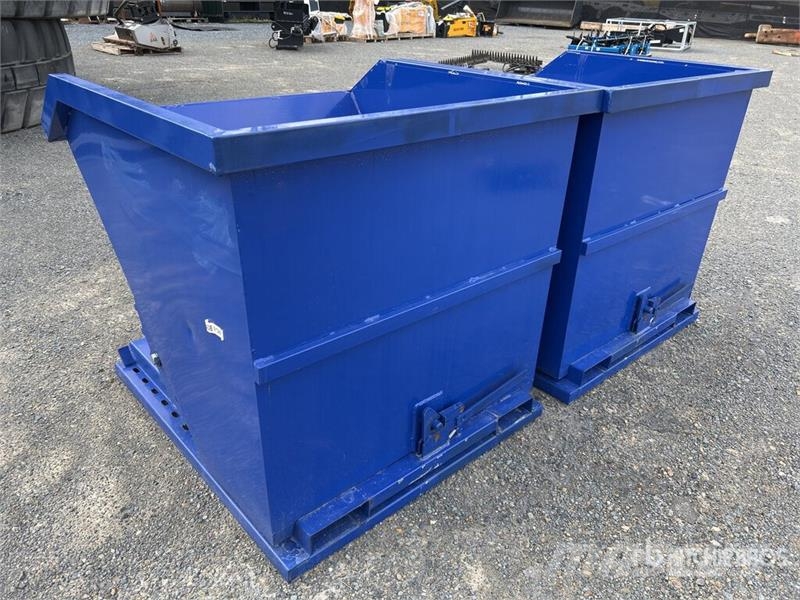 Quantity of (2) Suihe N-1CY -2 Self-Dumping Hoppe Fülltrichter und Füllschächte