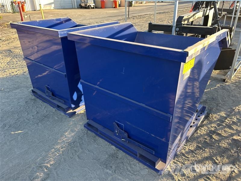 Quantity of (2) Suihe N-1CY-4 1 cyd Self-Dumping Säiliöt ja siilot