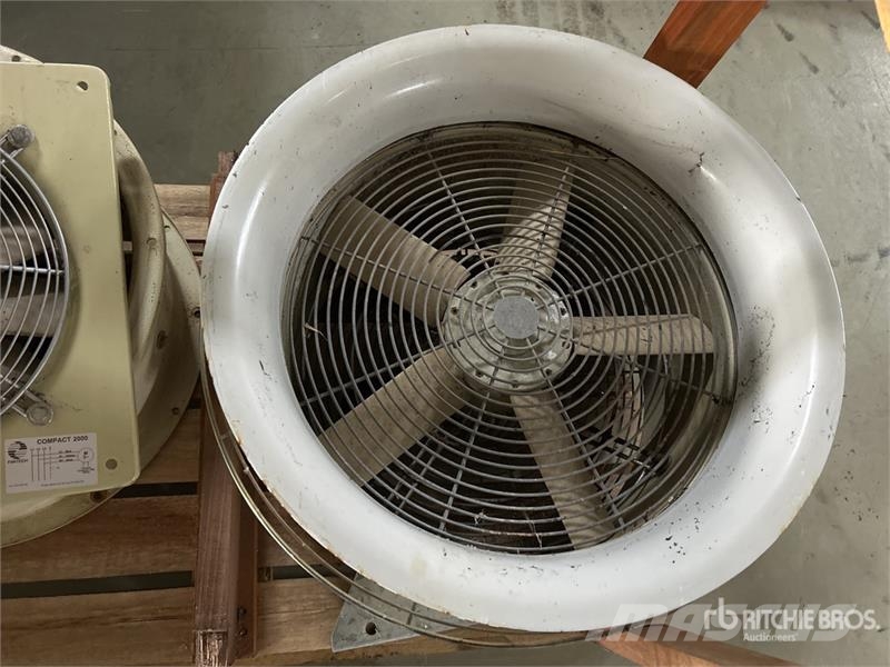 Quantity of (3) 3 Phase Industrial Fans Statyba - Kita
