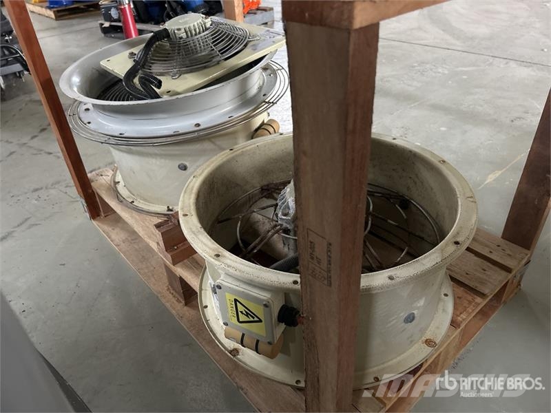 Quantity of (3) 3 Phase Industrial Fans Statyba - Kita