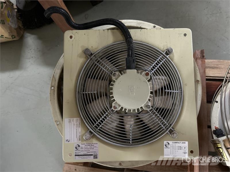 Quantity of (3) 3 Phase Industrial Fans Statyba - Kita