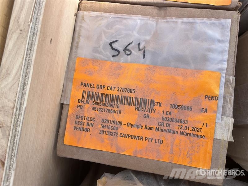  Quantity of (3) Crates of Assorted Parts (Unused)  Other components