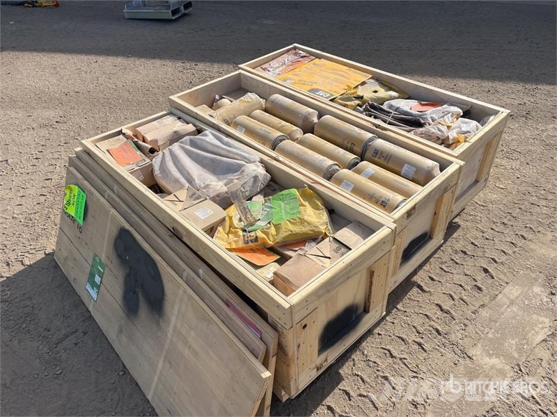  Quantity of (3) Crates of Assorted Parts (Unused)  Other components
