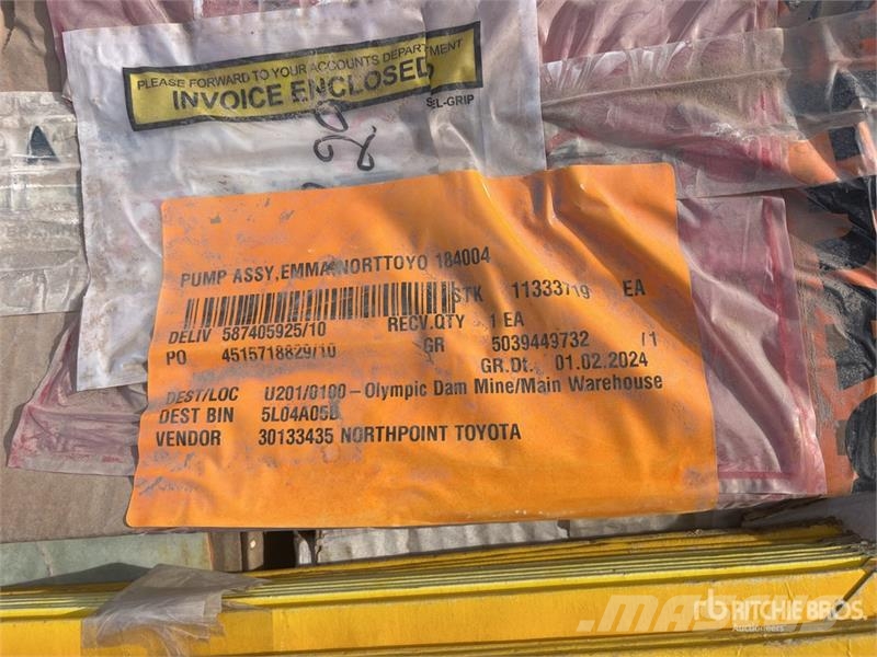  Quantity of (3) Crates of Assorted Parts (Unused)  Other components