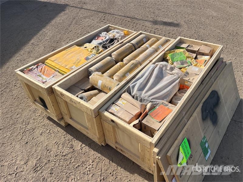  Quantity of (3) Crates of Assorted Parts (Unused)  Other components