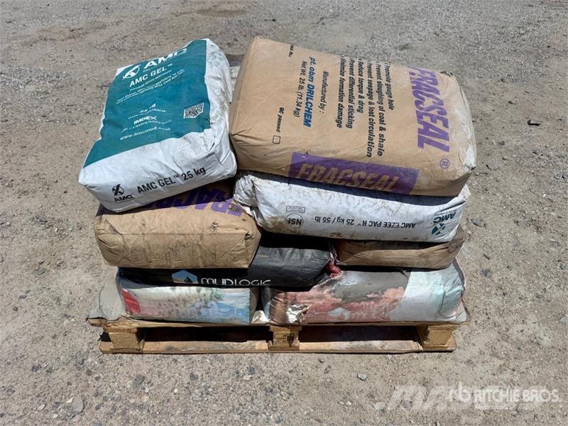 Quantity of (3) Pallets of Fracseal, AMC, Mudlogic Olaj és Gáz fúró eszközök