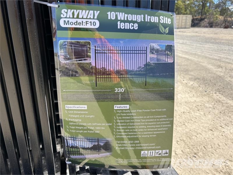 Quantity of (33) Skyway SFS33-330TF 10 ft x 7 ft Other components