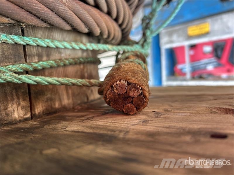 Quantity of (4) Wire Rope Cable Reels Diger