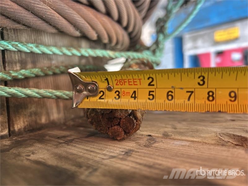Quantity of (4) Wire Rope Cable Reels Diger
