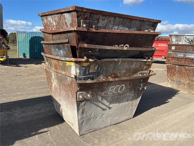 Quantity of (5) 3 m3 Skip Waste Container Other