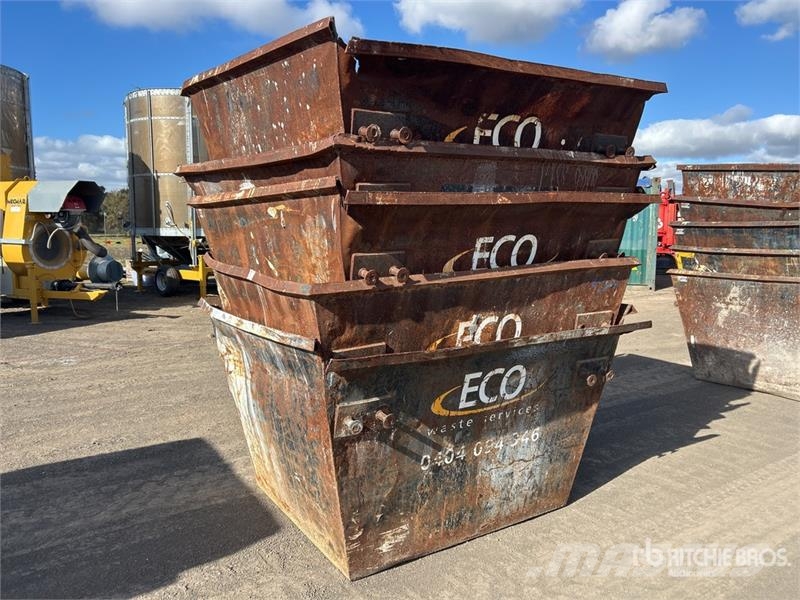 Quantity of (5) 3 m3 Skip Waste Container Other